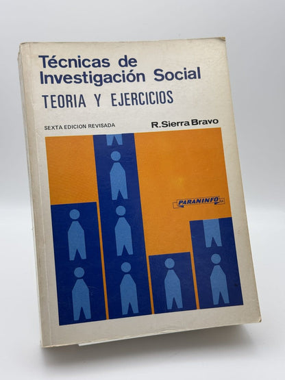 Portada de Técnicas de investigación social de Restituto Sierra Bravo, libro de segunda mano