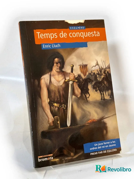 Portada de Temps de conquesta de Enric Lluch Girbés, libro de segunda mano