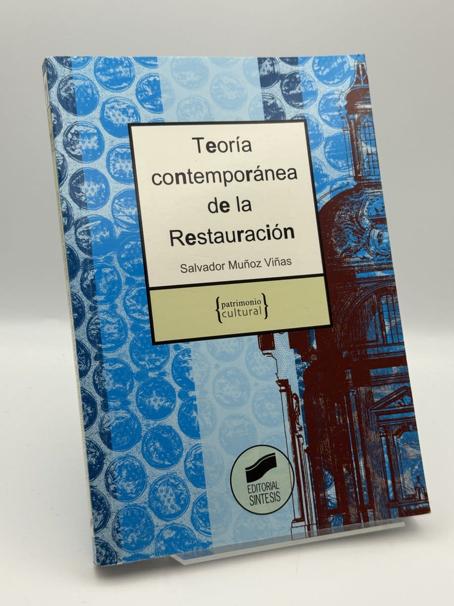 Portada de Teoría contemporánea de la restauración - Salvador Muñoz Viñas de Salvador Muñoz Viñas, libro de segunda mano