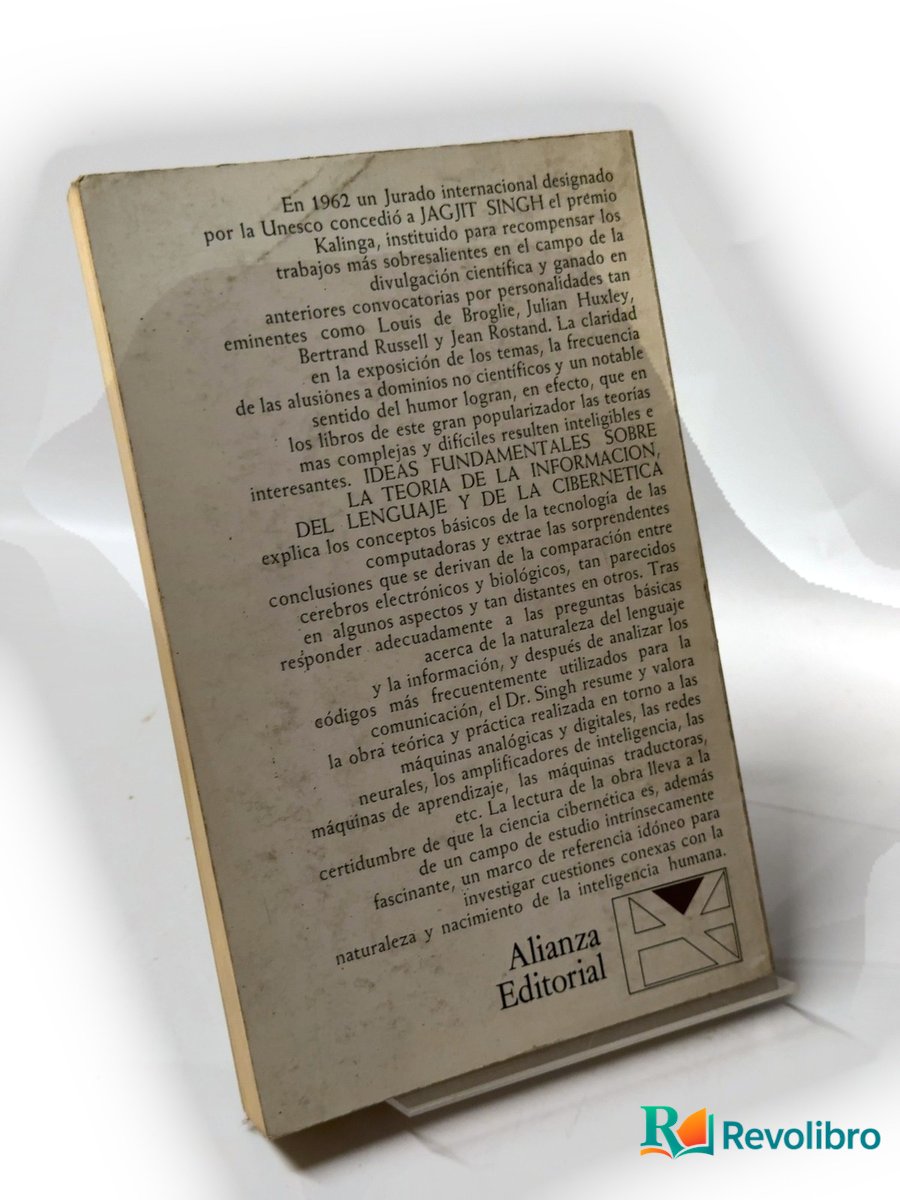 Foto 2 de Teoría de la información, del lenguaje y de la cibernética de Jagjit Singh, libro de segunda mano