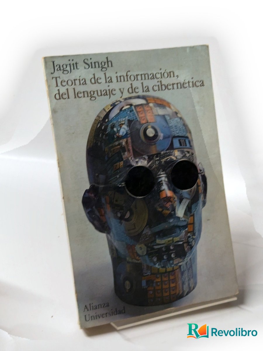 Portada de Teoría de la información, del lenguaje y de la cibernética de Jagjit Singh, libro de segunda mano