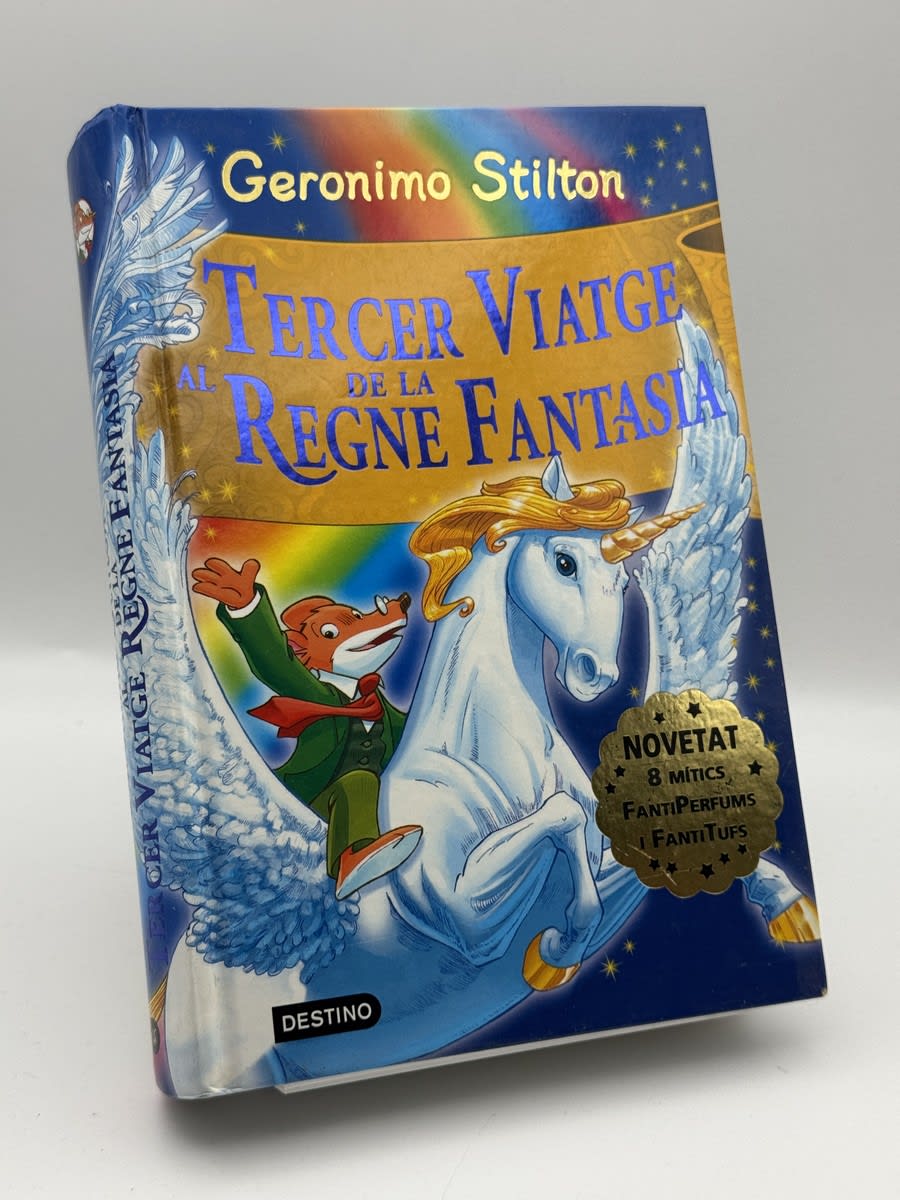 Portada de Tercer viatge al Regne de la Fantasia - Elisabetta Dami de Elisabetta Dami, libro de segunda mano