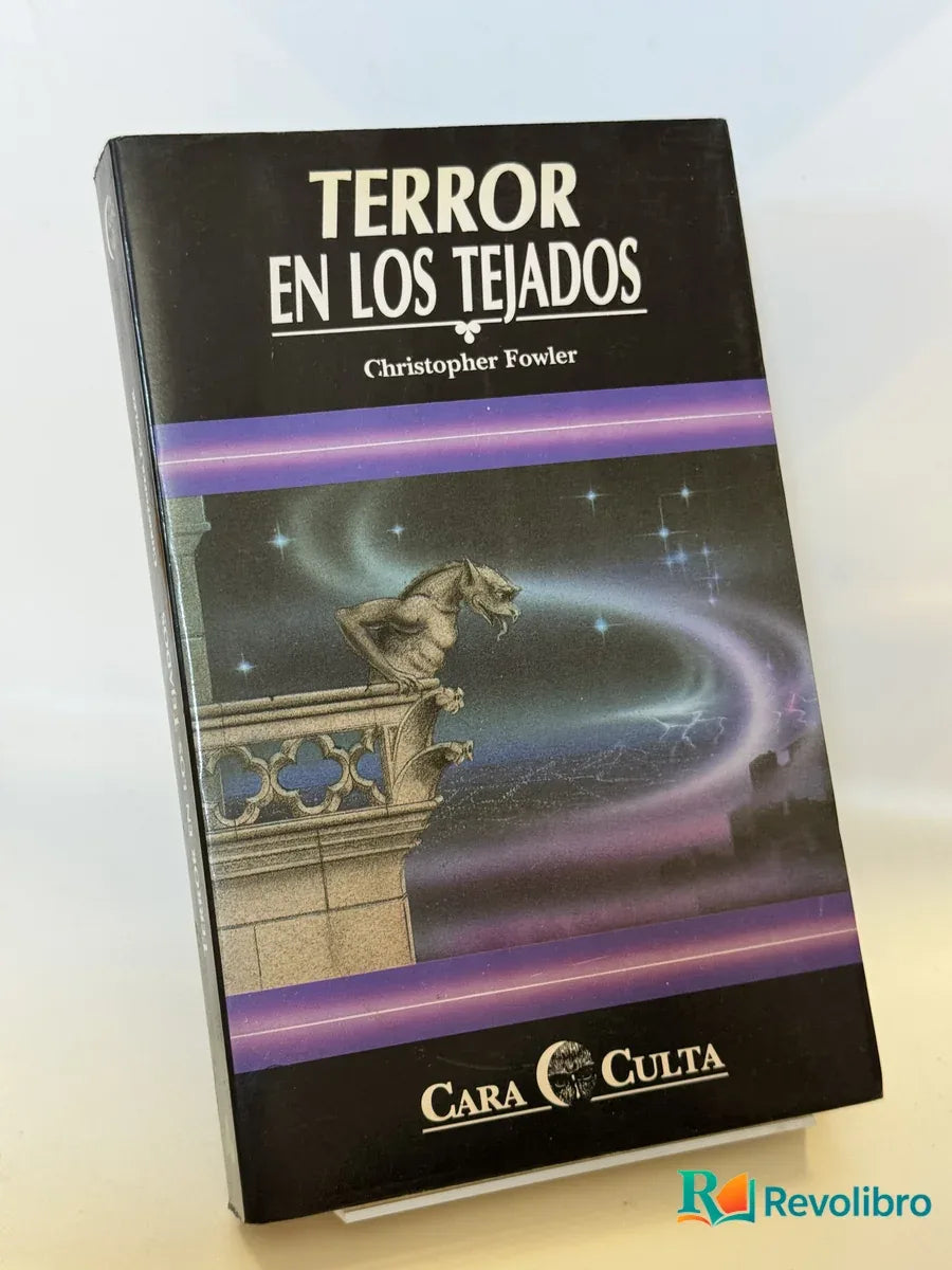 Portada de Terror en los tejados de Christopher Fowler, libro de segunda mano