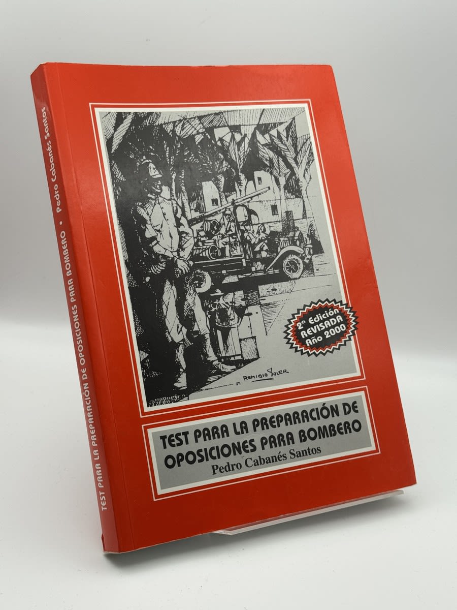 Portada de Test para la preparación de bomberos - Pedro Cabanes Santos de Pedro Cabanes Santos, libro de segunda mano