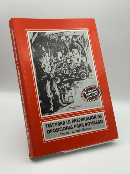 Portada de Test para la preparación de bomberos - Pedro Cabanes Santos de Pedro Cabanes Santos, libro de segunda mano