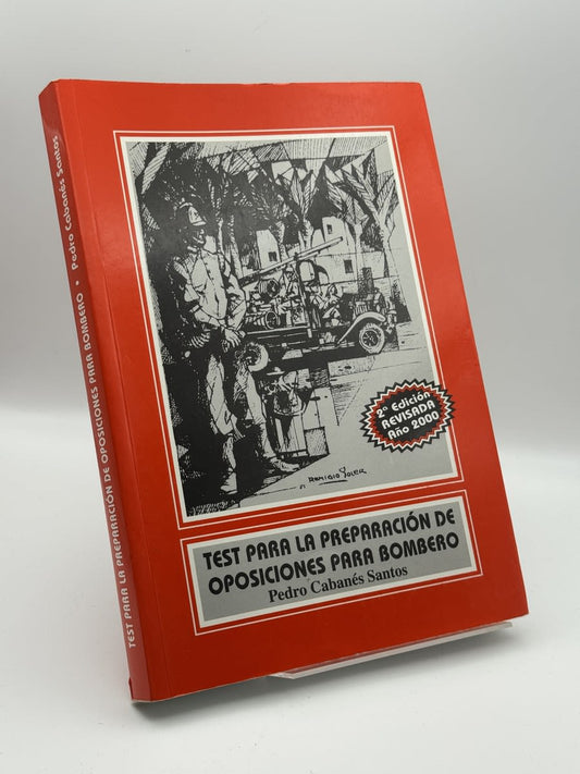Portada de Test para la preparación de bomberos - Pedro Cabanes Santos de Pedro Cabanes Santos, libro de segunda mano