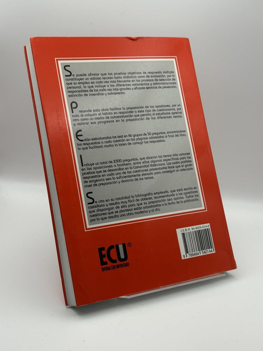 Test para la preparación de bomberos - Pedro Cabanes Santos - Imagen 2