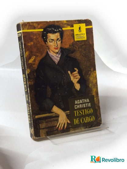 Portada de Testigo de cargo de Agatha Christie, libro de segunda mano