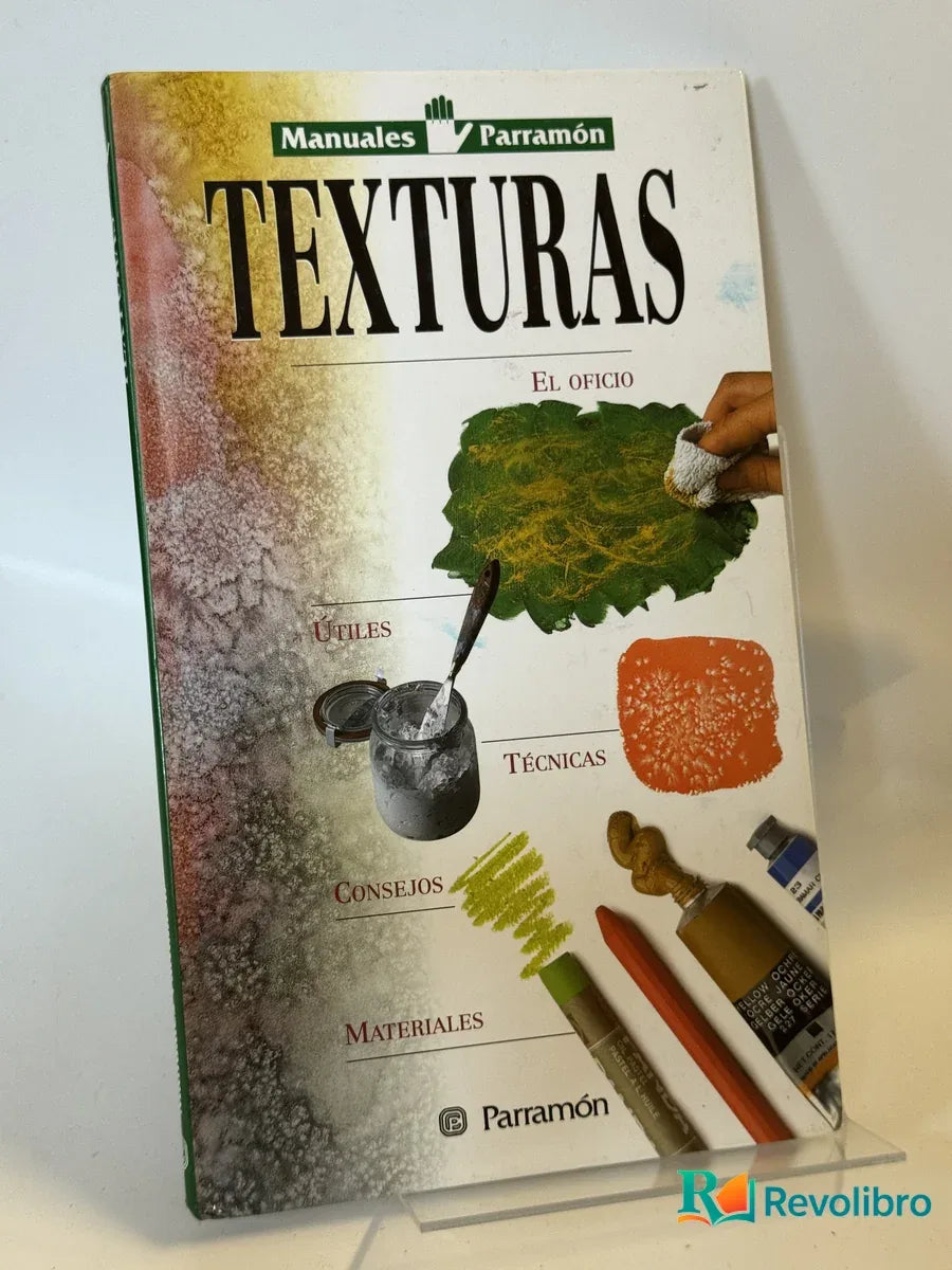 Portada de Texturas de Parramón, libro de segunda mano
