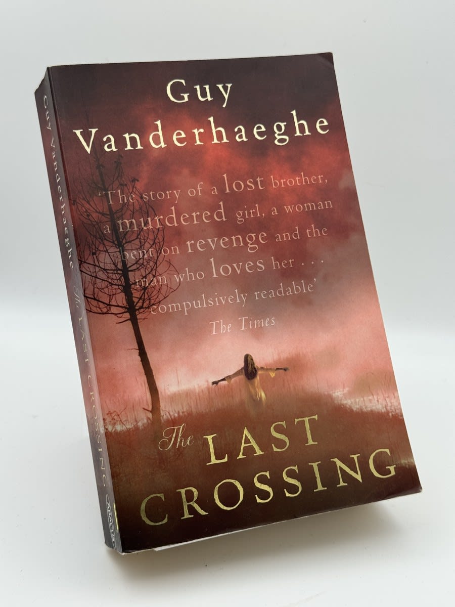 Portada de The Last Crossing de Guy Vanderhaeghe, libro de segunda mano