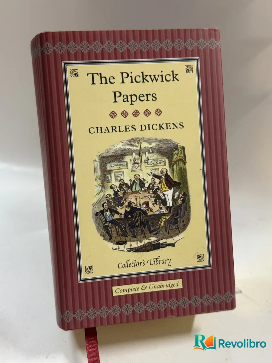 Portada de The Pickwick Papers de Charles Dickens, libro de segunda mano