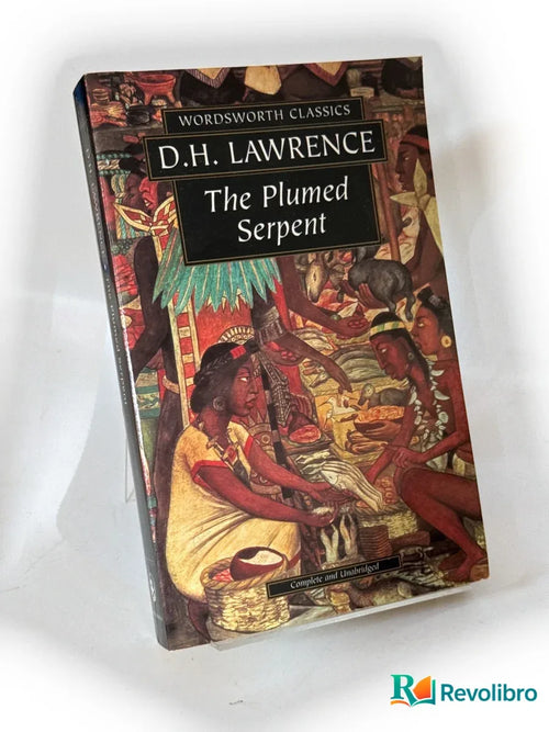 Portada de The plumed serpent de D. H. Lawrence, libro de segunda mano