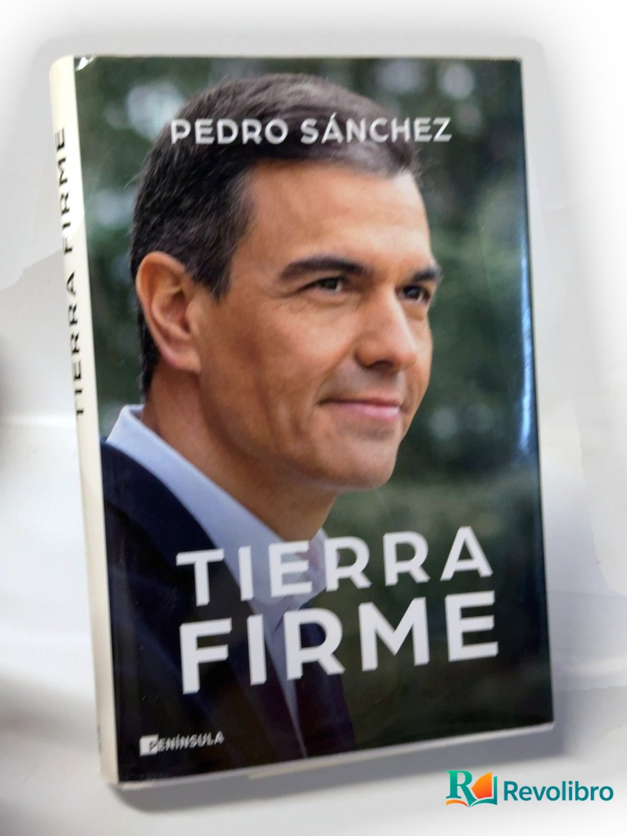 Portada de Tierra firme de Pedro Sánchez, libro de segunda mano