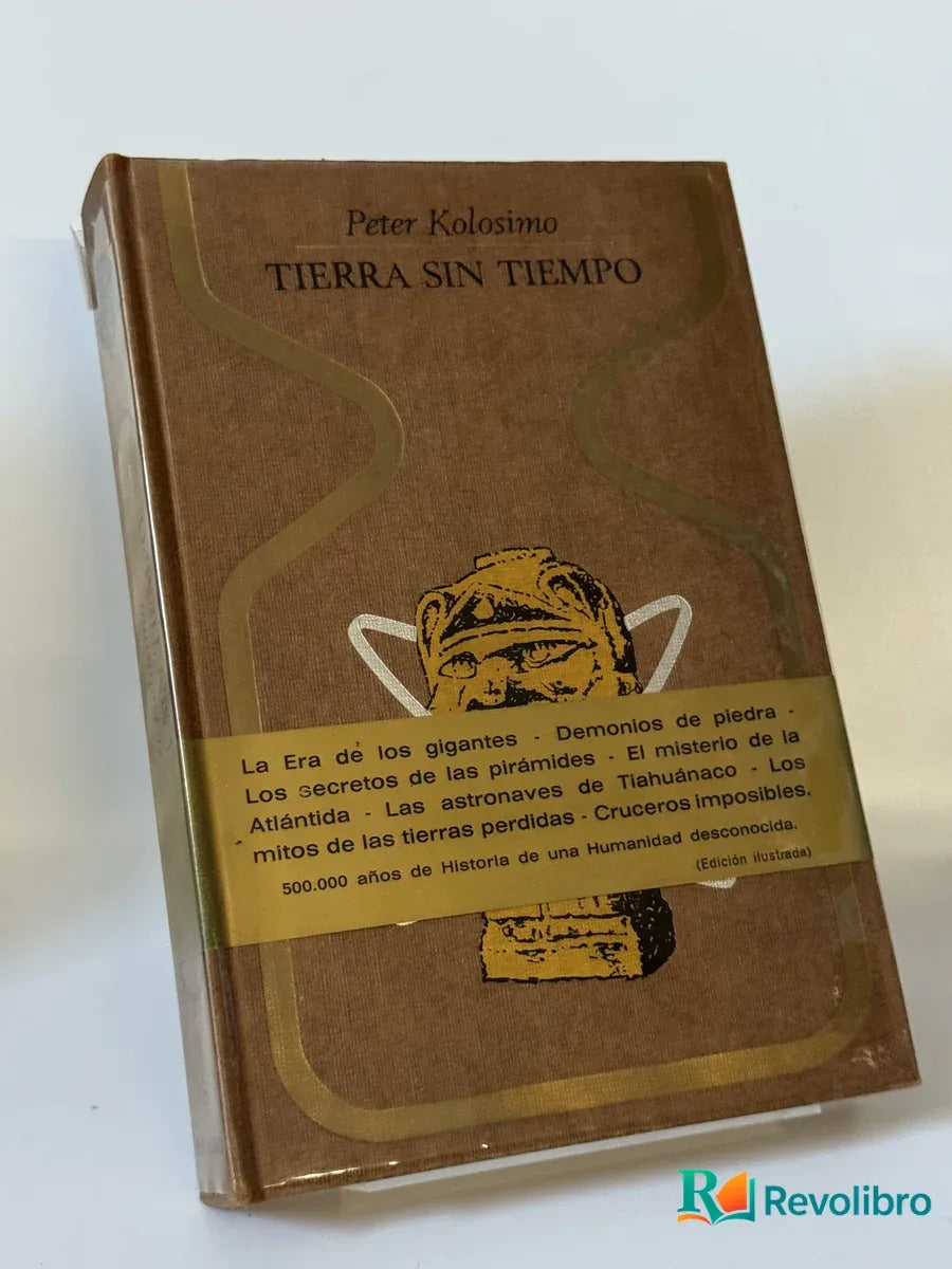 Portada de Tierra sin Tiempo de Peter Kolosimo, libro de segunda mano