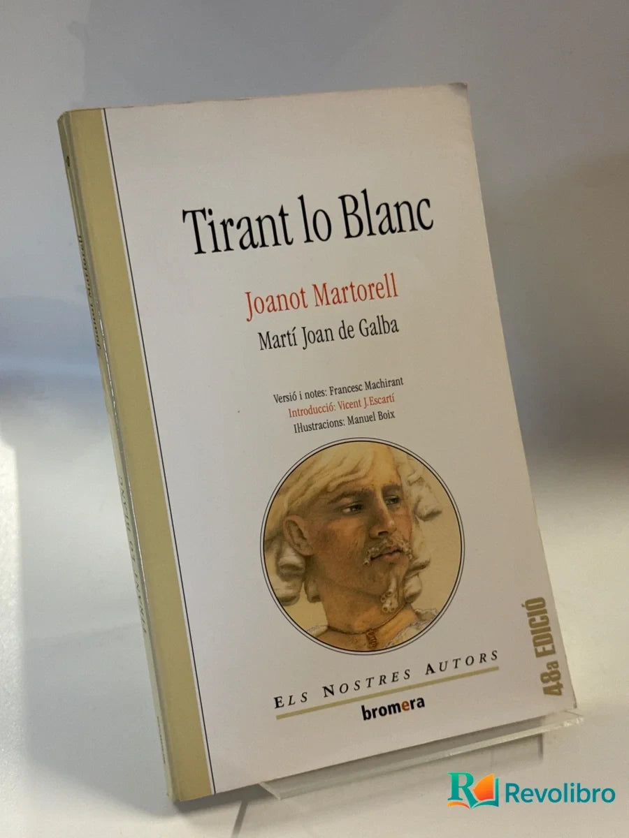Portada de Tirant lo Blanc de Joanot Martorell, libro de segunda mano