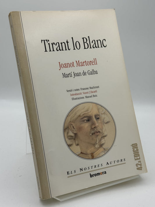 Portada de Tirant lo Blanc de Joanot Martorell, libro de segunda mano