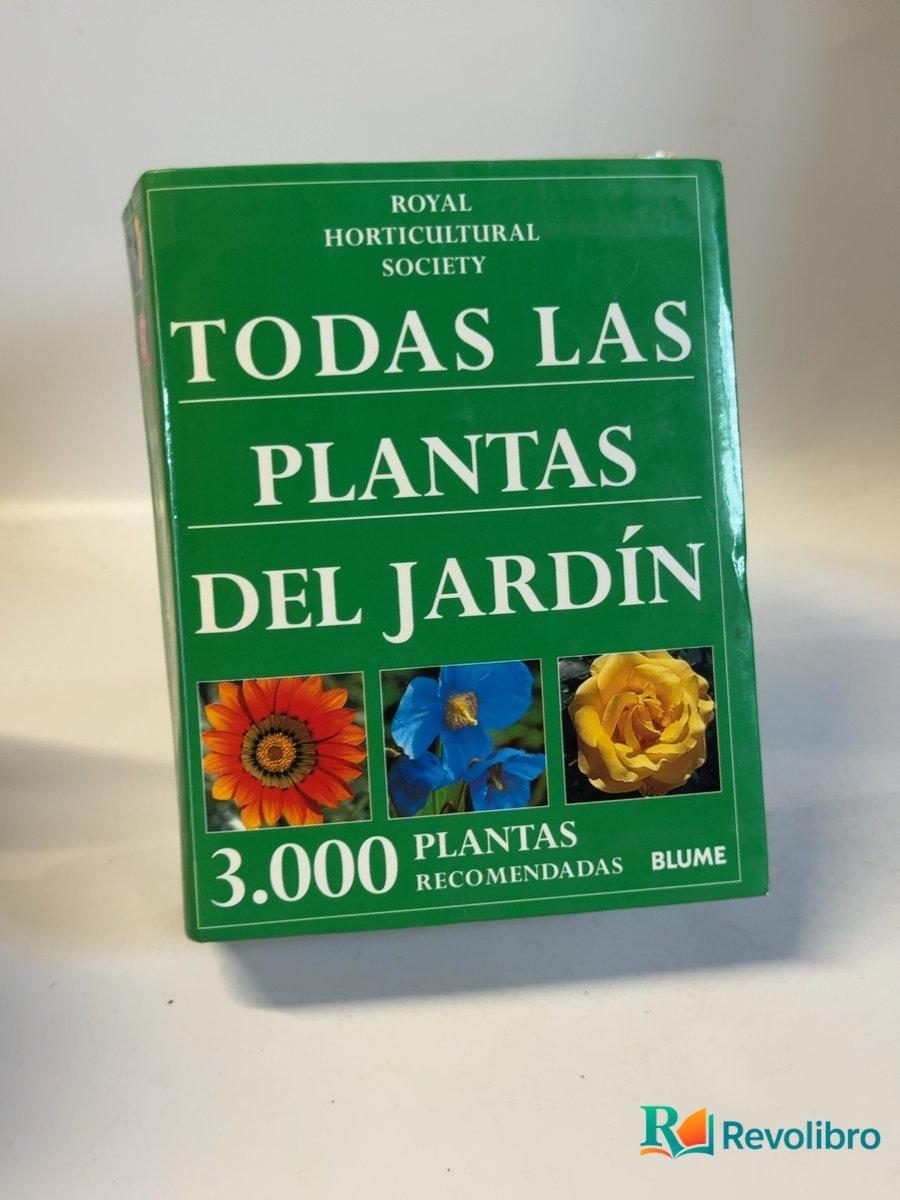Portada de Todas las plantas del jardín de Royal Horticultural Society, libro de segunda mano
