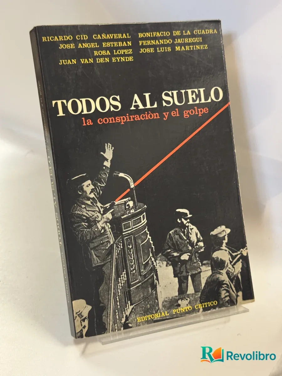 Portada de Todos al Suelo de Ricardo Cid Canaveral, libro de segunda mano