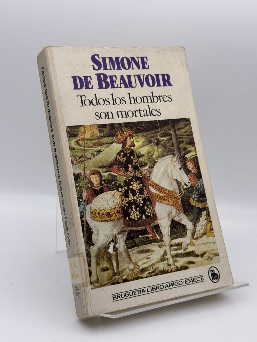Todos los hombres son mortales - Simone de Beauvoir - Portada