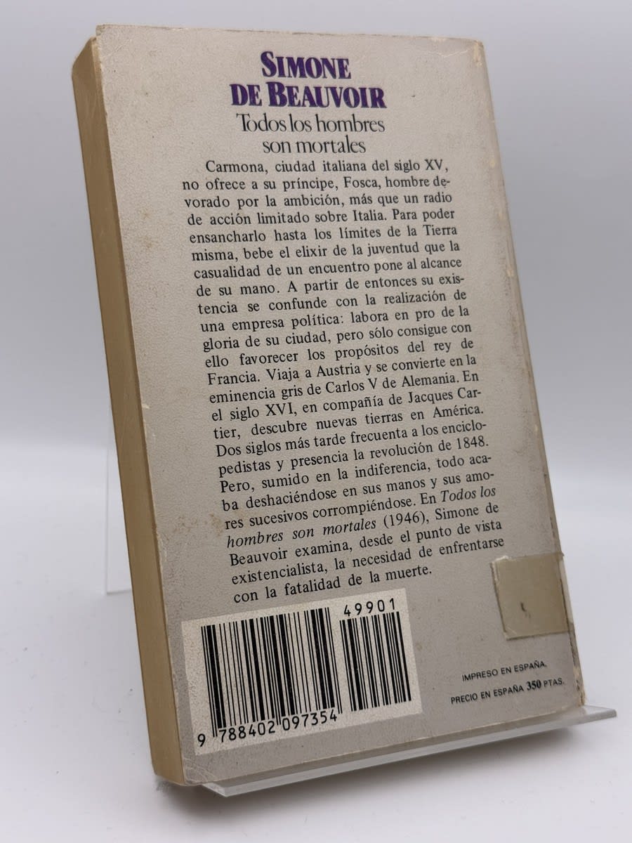 Todos los hombres son mortales - Simone de Beauvoir - Imagen 2