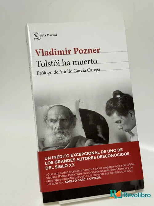 Portada de Tolstói ha muerto de Vladimir Pozner, libro de segunda mano