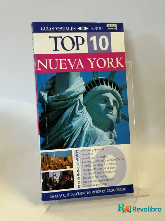 Portada de Top 10 Nueva York de Guías Visuales, libro de segunda mano