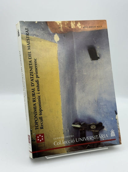 Toponímia rural d'Atzeneta del Maestrat - Jesús Bernat Agut - Portada