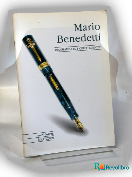 Portada de Transparencia y otros cuentos de Mario Benedetti, libro de segunda mano