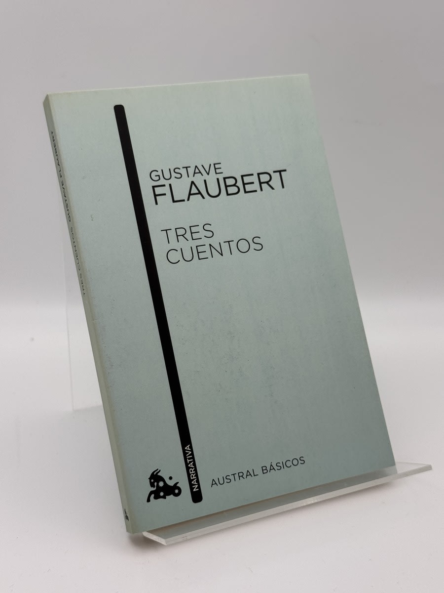 Portada de Tres cuentos de Gustave Flaubert, libro de segunda mano