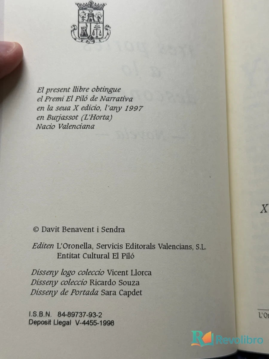 Foto 2 de tres portes a lo desconegut de davit benavent, libro de segunda mano