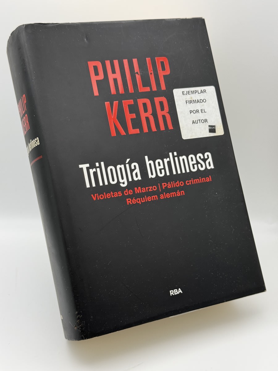 Portada de Trilogía berlinesa de Philip Kerr, libro de segunda mano