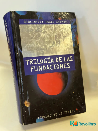 Portada de Trilogía de las Fundaciones de Isaac Asimov, libro de segunda mano