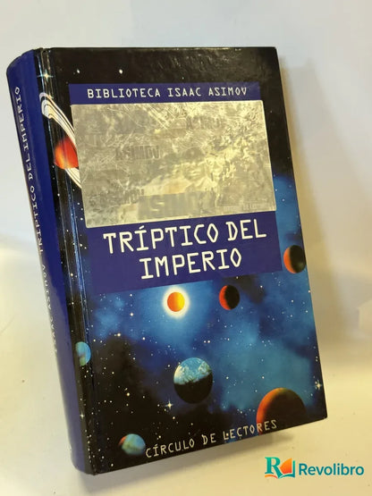 Portada de Tríptico del Imperio de Isaac Asimov, libro de segunda mano