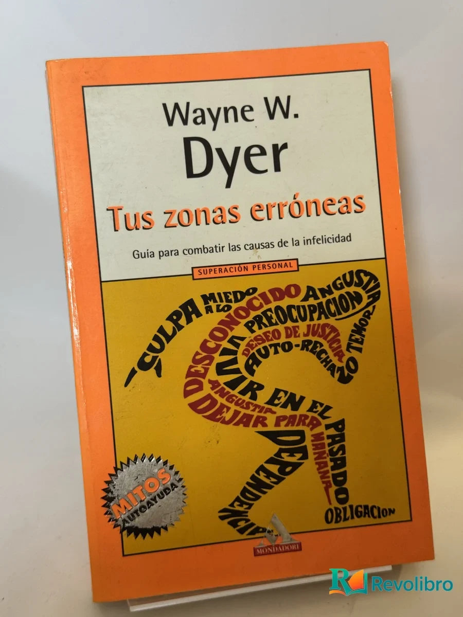 Portada de Tus zonas erróneas de Wayne W. Dyer, libro de segunda mano