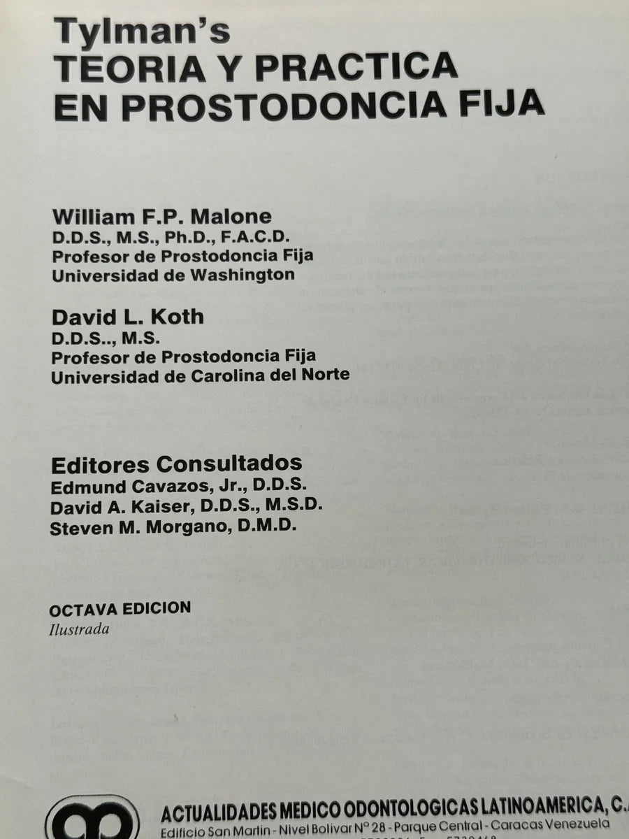 Tylman's, teoría y práctica en prostodoncia fija - Foto 2