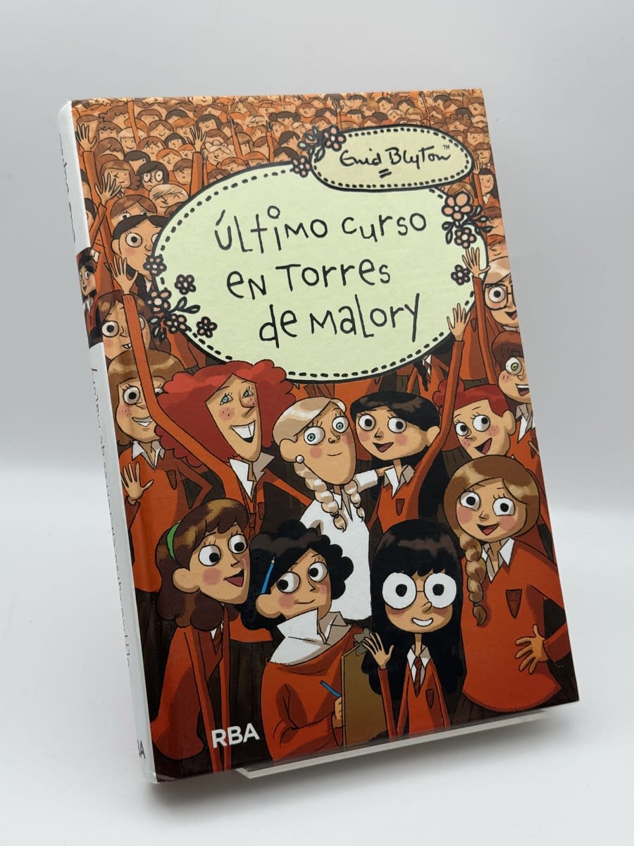 Portada de Último curso en Torres de Malory - Enid Blyton de Enid Blyton, libro de segunda mano