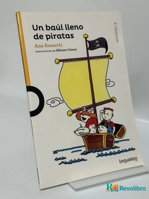 Portada de Un baúl lleno de piratas de Ana Rossetti, libro de segunda mano