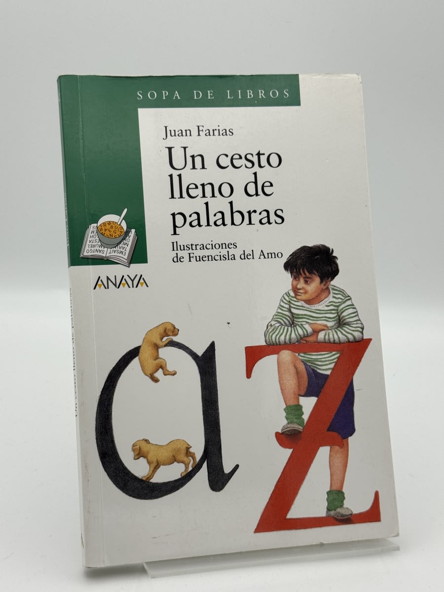 Portada de Un Cesto Lleno De Palabras de Juan Farias, libro de segunda mano