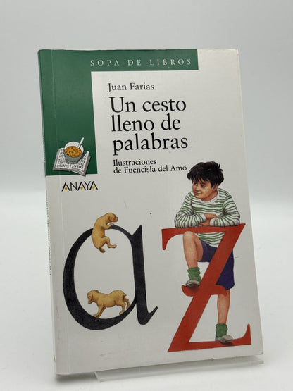 Portada de Un Cesto Lleno De Palabras de Juan Farias, libro de segunda mano