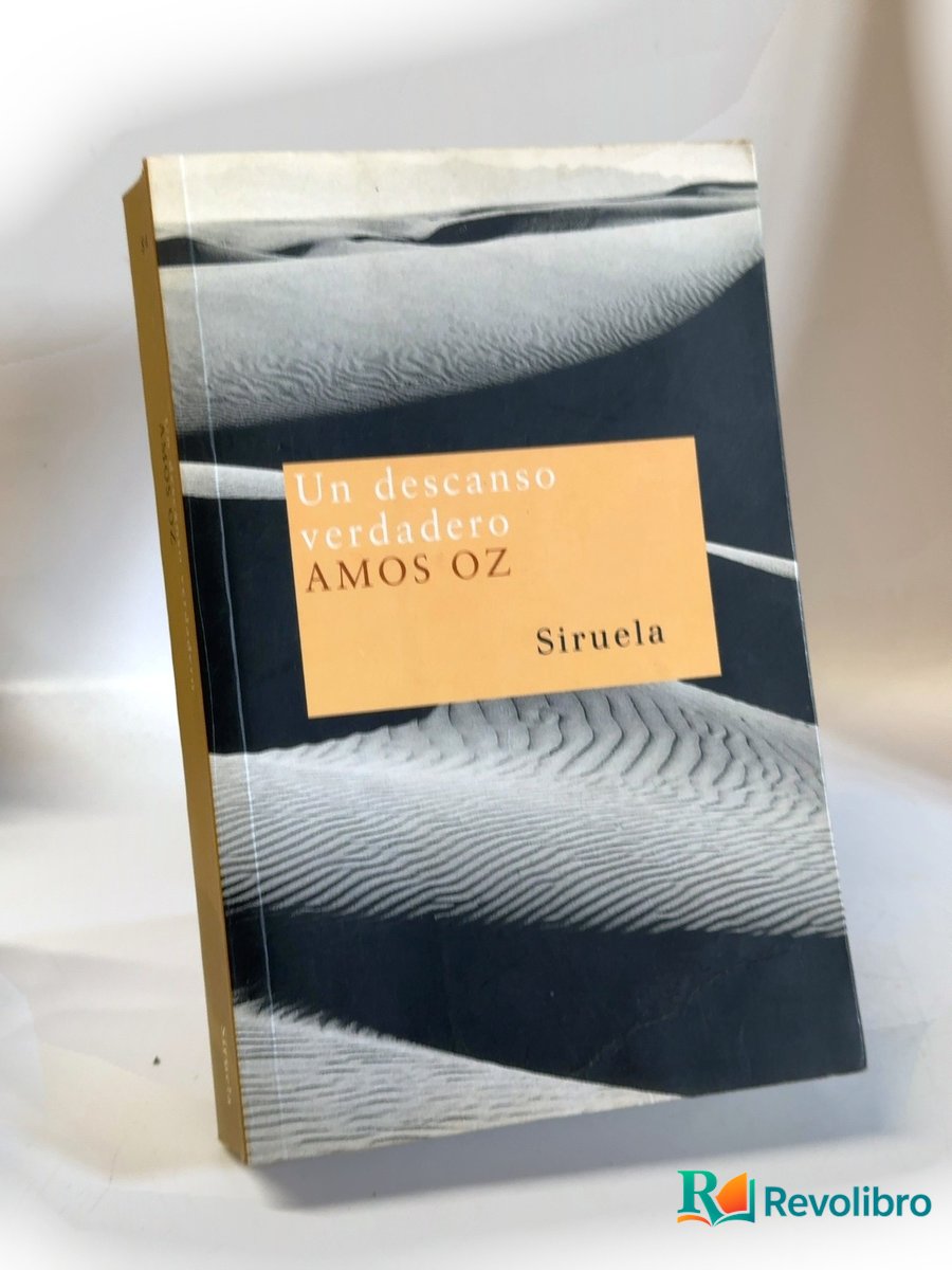 Portada de Un descanso verdadero de Amos Oz, libro de segunda mano