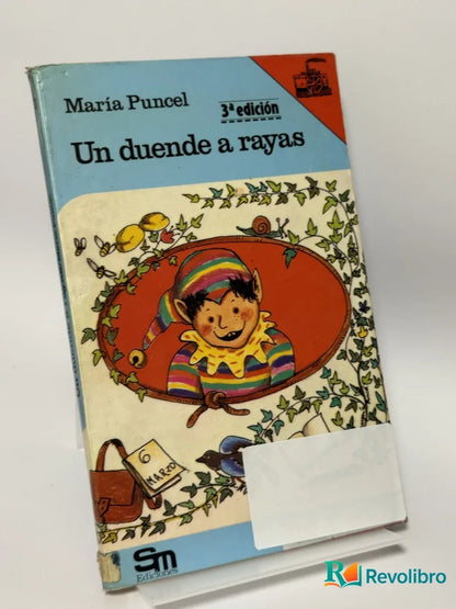 Portada de Un duende a rayas de María Puncel, libro de segunda mano