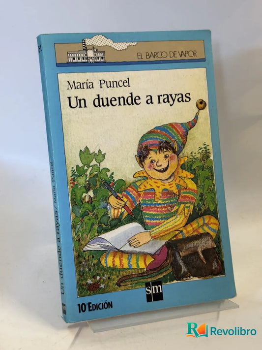 Portada de Un duende a rayas de María Puncel, libro de segunda mano