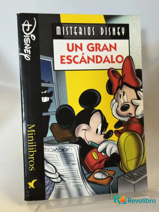 Portada de Un gran escándalo de Misterios Disney, libro de segunda mano