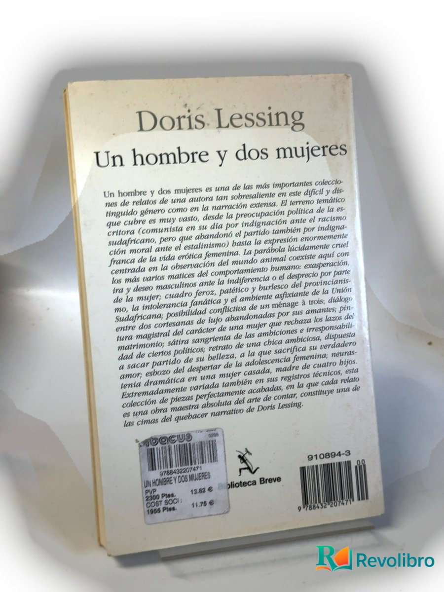 Foto 2 de Un hombre y dos mujeres de Doris Lessing, libro de segunda mano