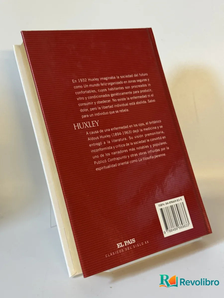 Foto 2 de Un mundo feliz de Aldous Huxley, libro de segunda mano