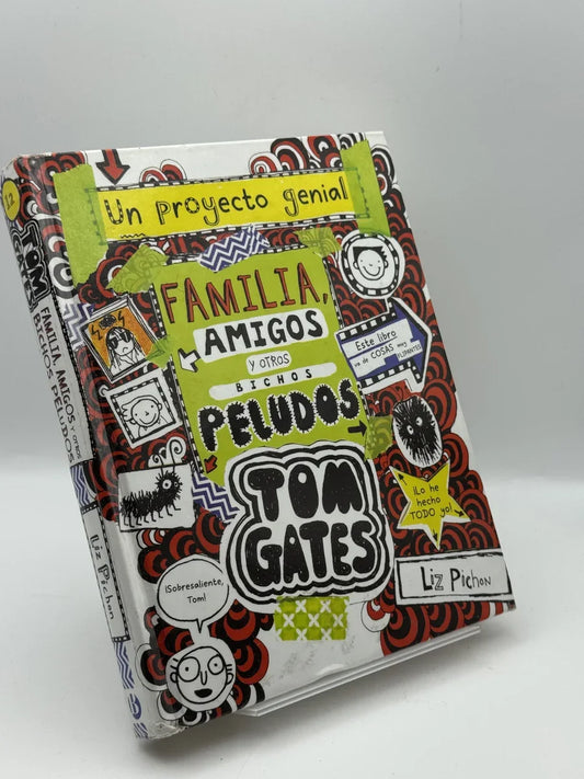 Un proyecto genial: familia, amigos y otros bichos peludos de Liz Pichon | Libro segunda mano - Portada