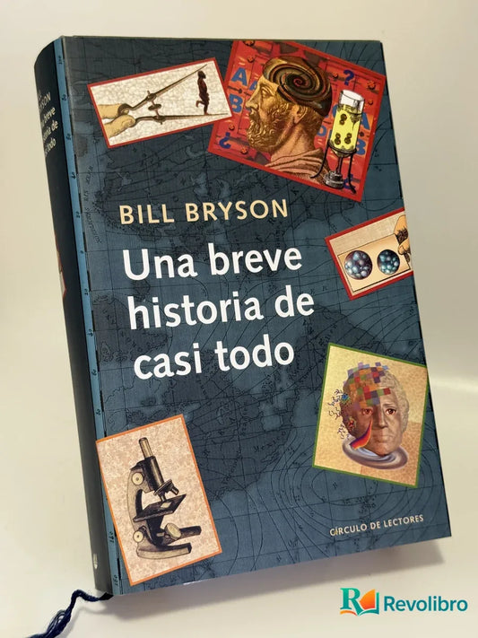 Portada de Una breve historia de casi todo de Bill Bryson, libro de segunda mano