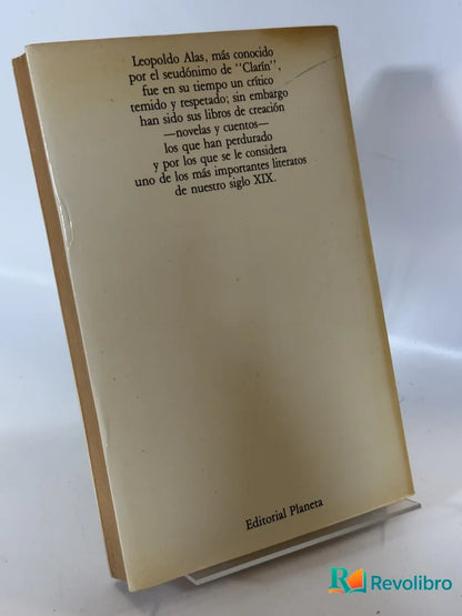Foto 2 de Una novela y ocho cuentos de Leopoldo Alas Clarín, libro de segunda mano