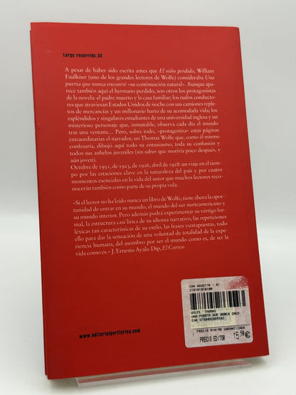 Una puerta que nunca encontré - Thomas Wolfe - Imagen 2