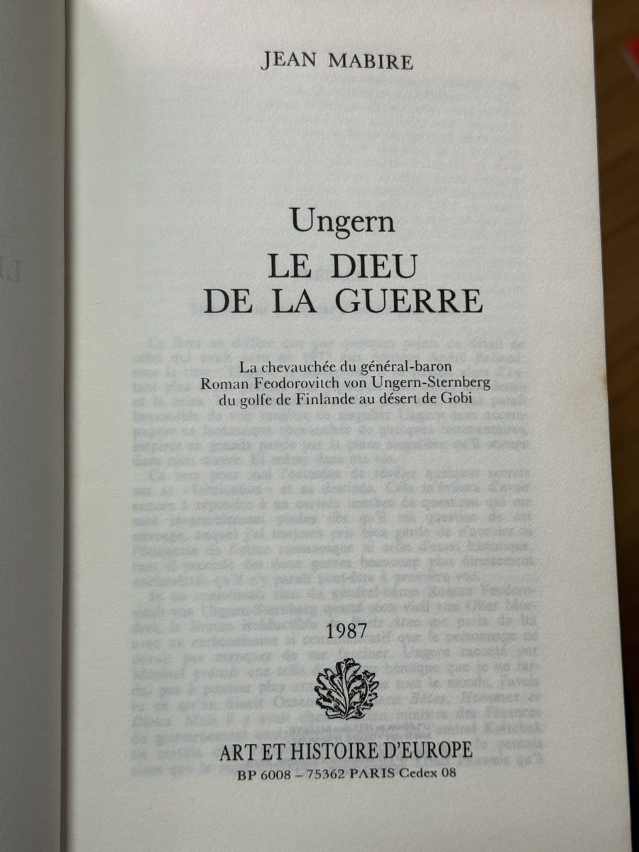 Ungern, le dieu de la guerre - Jean Mabire - Imagen 3